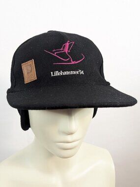 Lillehammer 1994 Olympics Swix wool hat with ear flaps